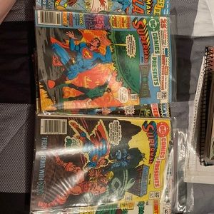 Superman and comic series with the masters of the universe and the green lantern